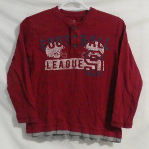 CHILDREN'S PLACE | medium 7/8 | Vintage Style Football League Graphic Shirt
